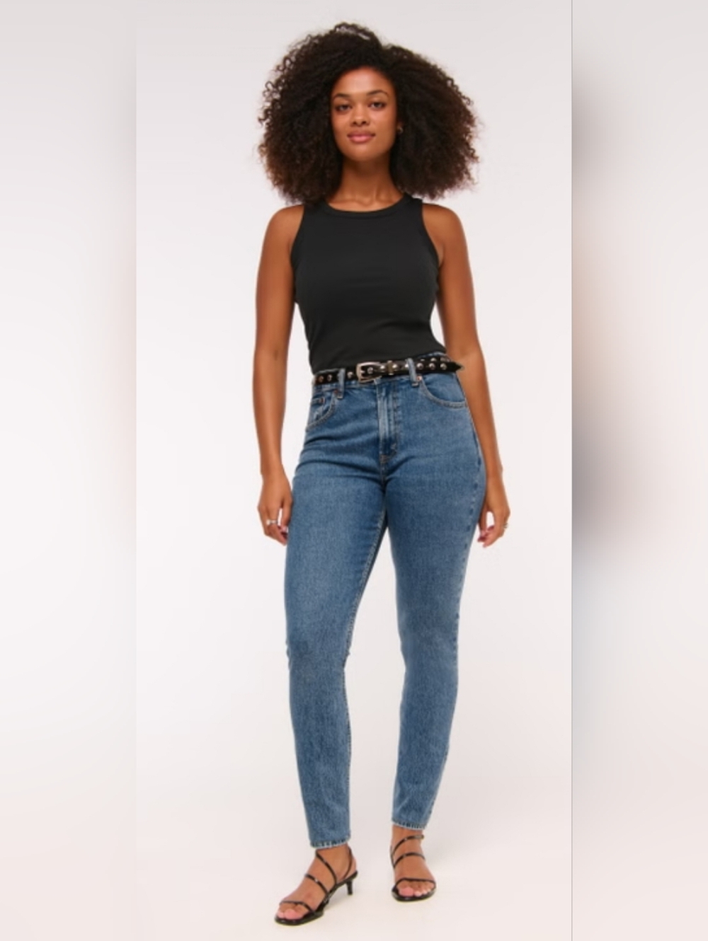 Abercrombie & Fitch SEALED! NWT! Curvy Love HR Modern Skinny Jean in Md. Sz 28L.